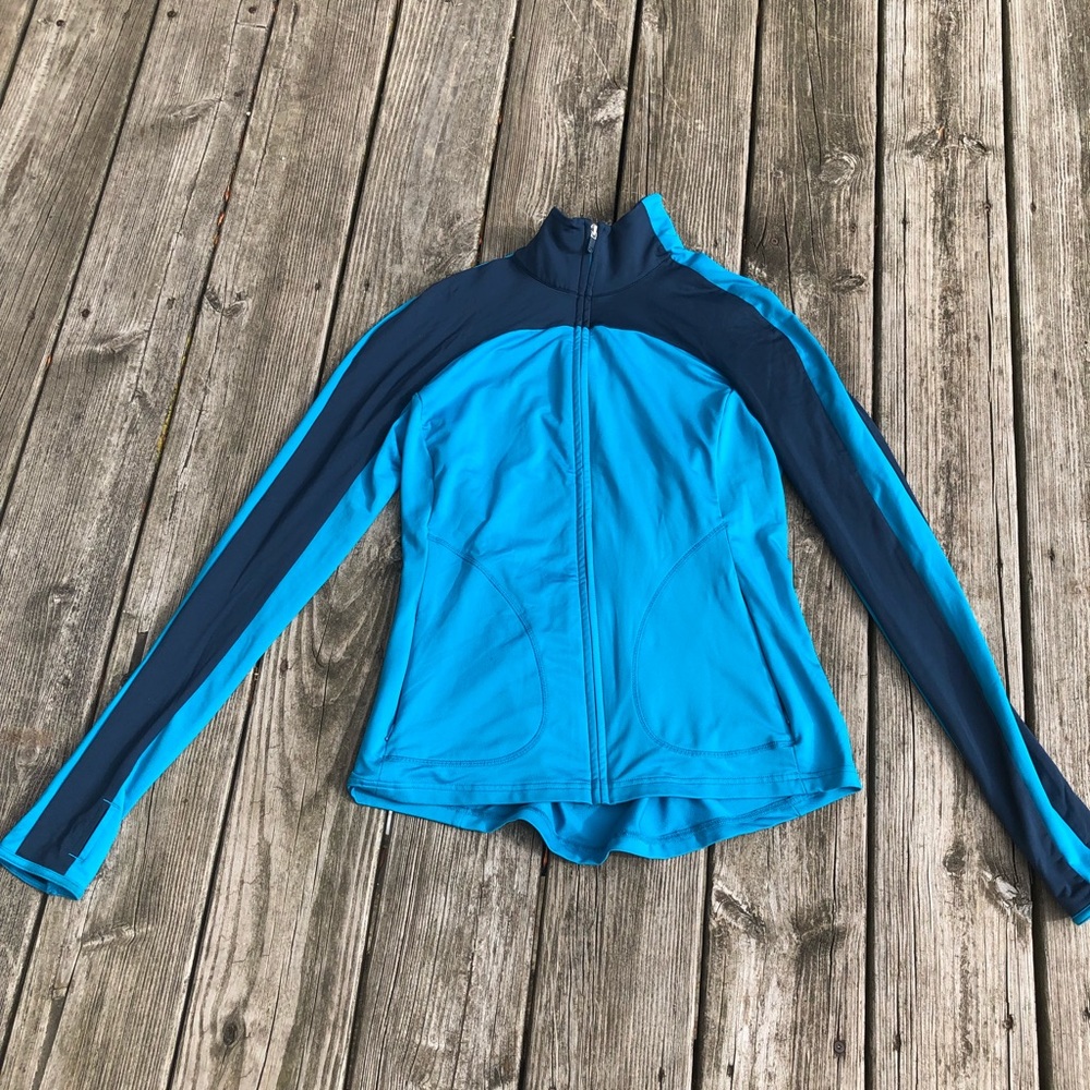 Blue Gap Fit Workout Jacket